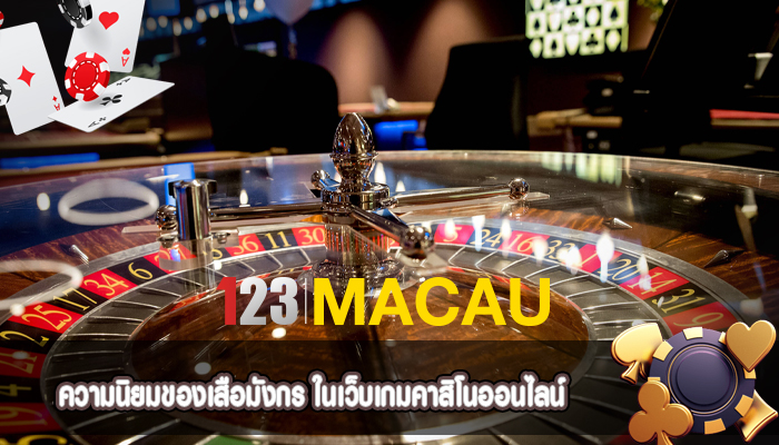 ความนิยมของเสือมังกร ในเว็บเกมคาสิโนออนไลน์