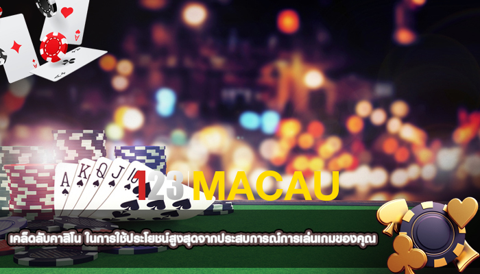 เคล็ดลับคาสิโน ในการใช้ประโยชน์สูงสุด
