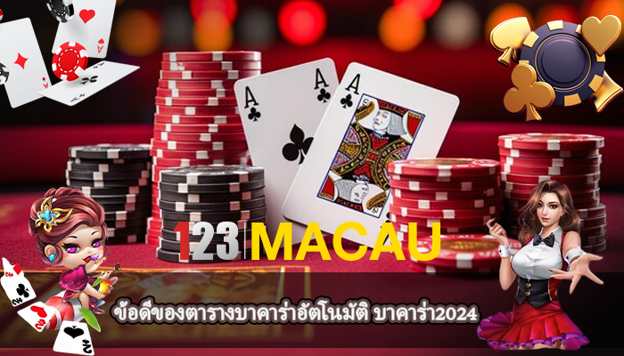 ข้อดีของตารางบาคาร่าอัตโนมัติ บาคาร่า2024