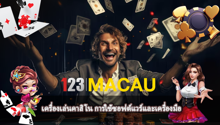 เครื่องเล่นคาสิโน การใช้ซอฟต์แวร์และเครื่องมือ