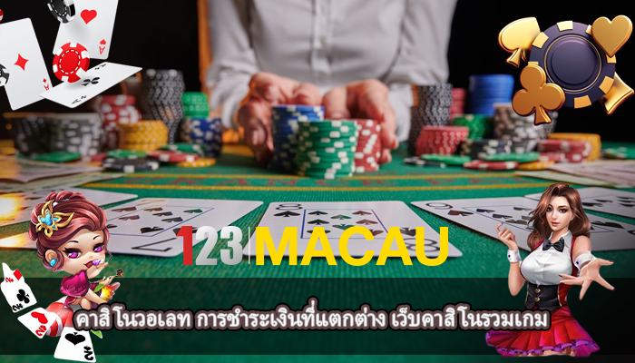 คาสิโนวอเลท การชำระเงินที่แตกต่าง เว็บคาสิโนรวมเกม