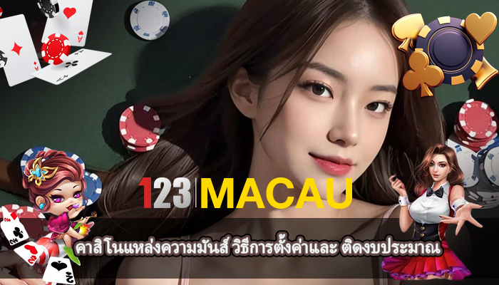 คาสิโนแหล่งความมันส์ วิธีการตั้งค่าและ ติดงบประมาณ